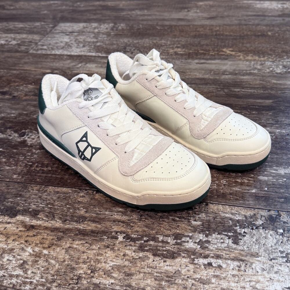 Naked Wolfe Ravenn‎ Forrest Green Leather Sneakers Womens Size 10 NIB - Picture 8 of 15